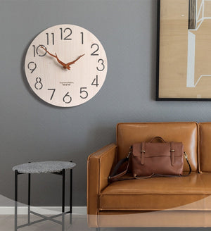 Wooden 3D Wall Clock Decorfaure