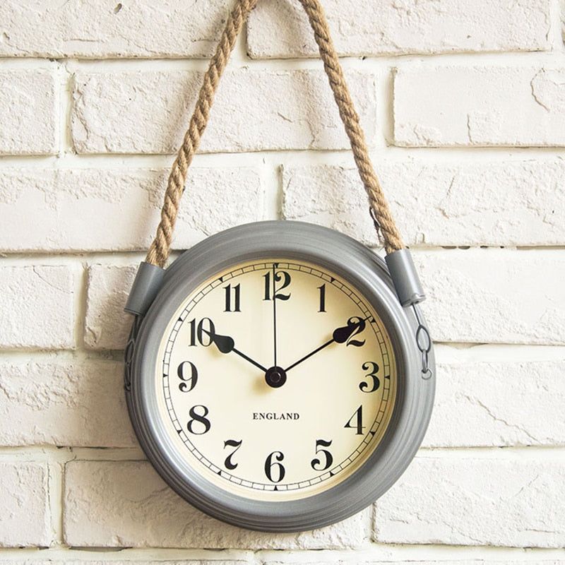 Vintage Metal Wall Clock Decorfaure