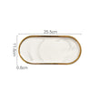 Load image into Gallery viewer, Royale Marble Ceramic Platter Decorfaure
