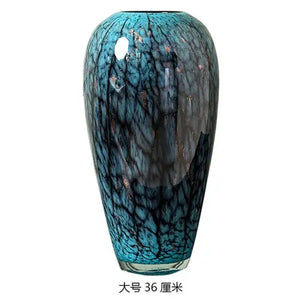 European Glass Vase Decorfaure