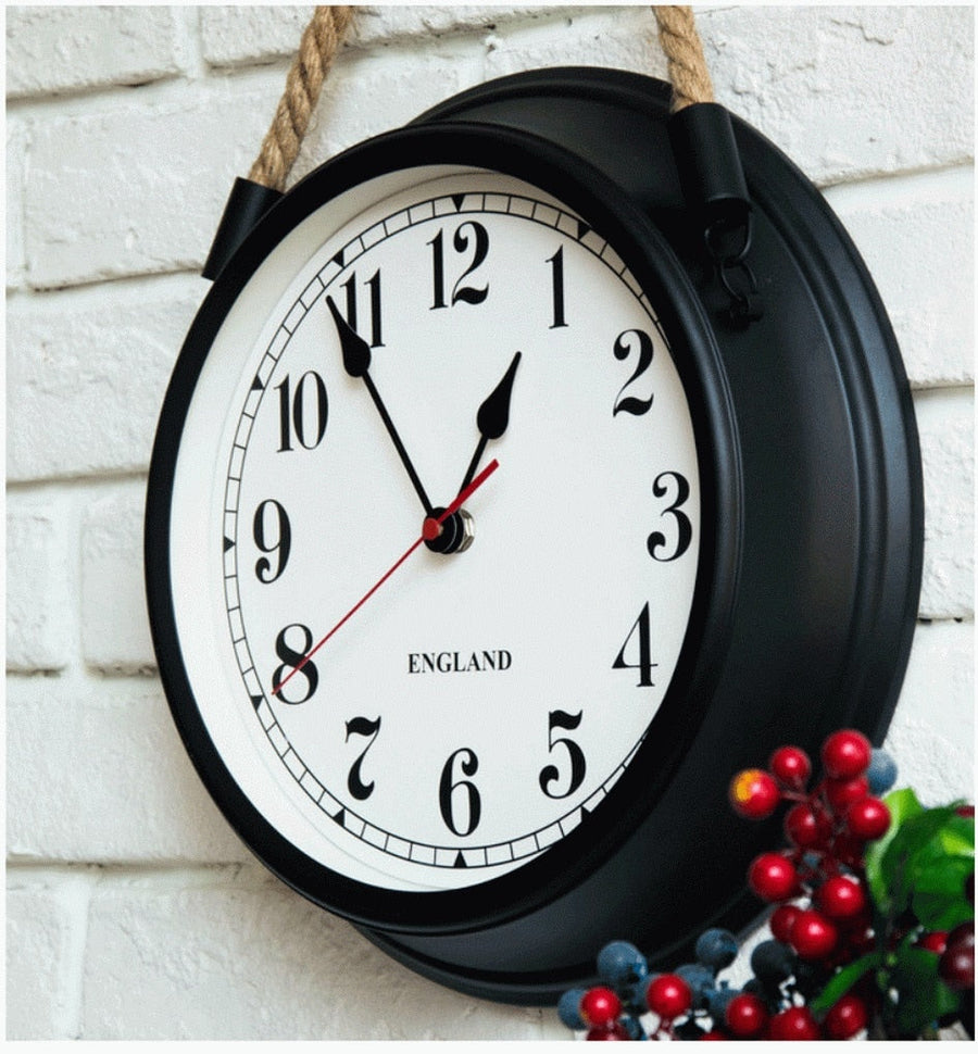 Vintage Metal Wall Clock Decorfaure