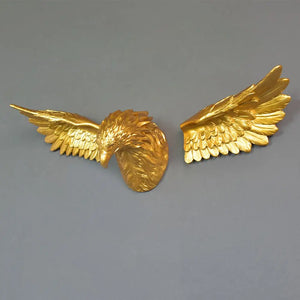 3D Eagle Head Wall Statue Decorfaure