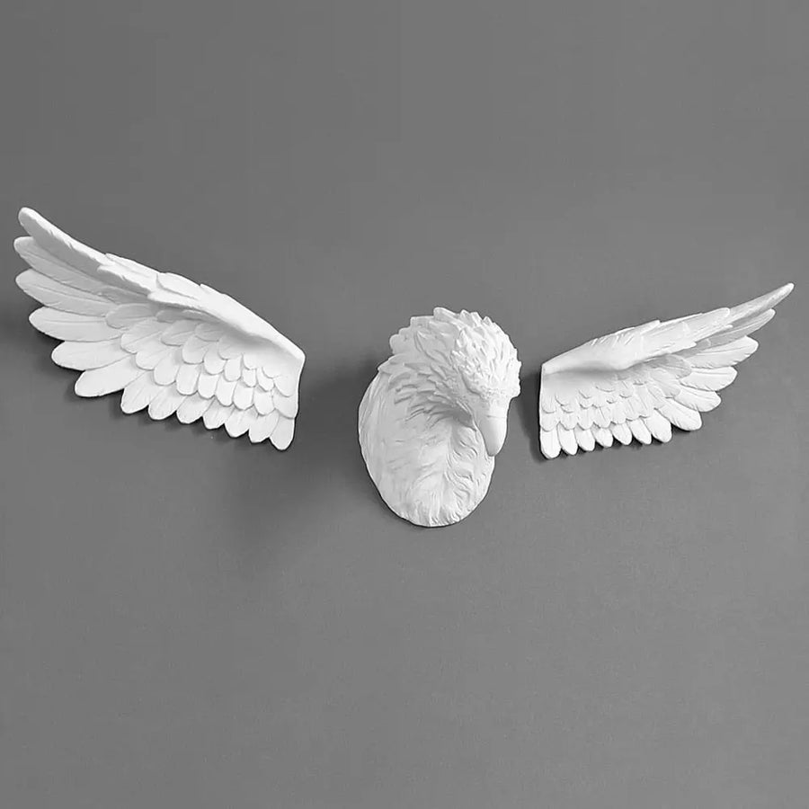 3D Eagle Head Wall Statue Decorfaure