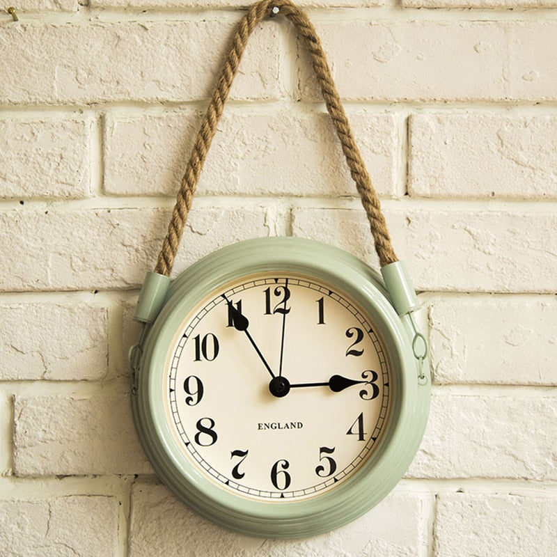 Vintage Metal Wall Clock Decorfaure