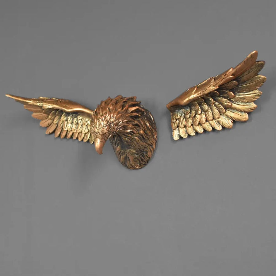 3D Eagle Head Wall Statue Decorfaure