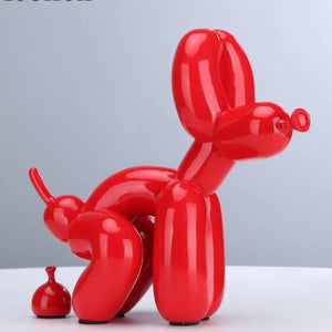 Gentleman Balloon Dog Statue Decorfaure