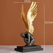 Load image into Gallery viewer, Golden Wings Sculpture
