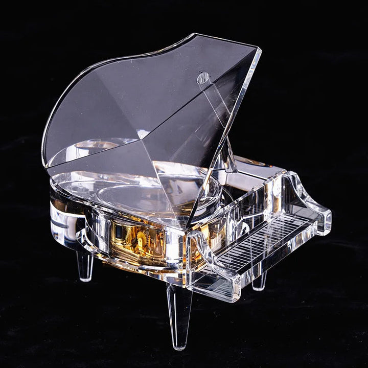 Crystal Piano Ornament 