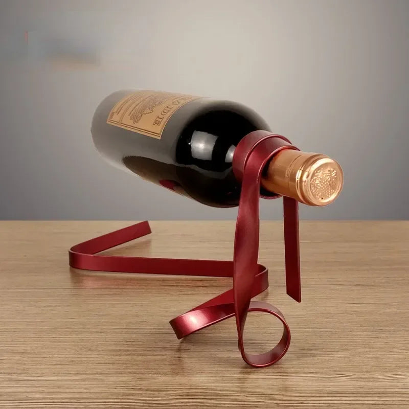 Floating Ribbon Wine Rack 