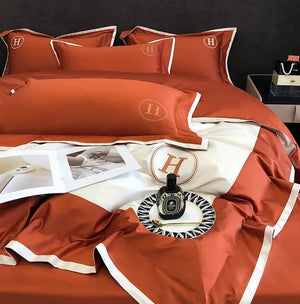 Hemes Luxury Egyptian Cotton Bedding Set Decorfaure