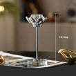 Load image into Gallery viewer, Lotus Crystal Candle Holder
