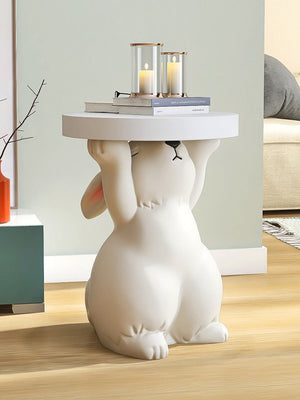 Rabbit Statue Table Decorfaure