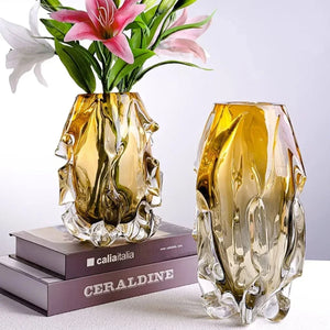 Gradient Glass Vase Decorfaure