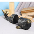 Load image into Gallery viewer, Gold Plated Whale Bookends

