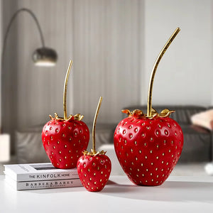 Strawberry Fruit Figurine 