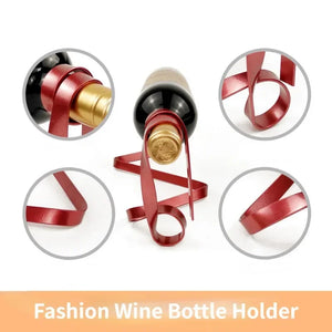 Floating Ribbon Wine Rack 