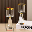 Load image into Gallery viewer, Cone Crystal Candle Holder
