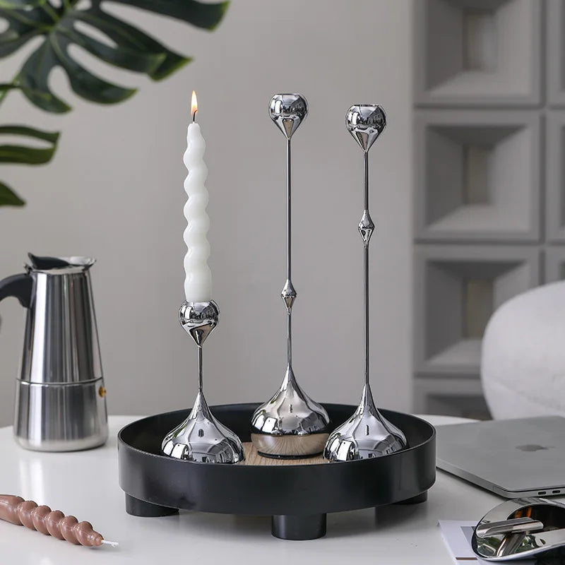 Silver Candle Holder 