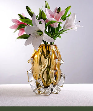 Gradient Glass Vase Decorfaure