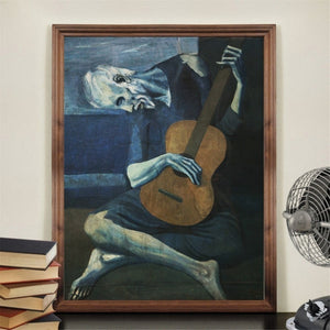 The Old Guitarist By Pablo Picasso Decorfaure