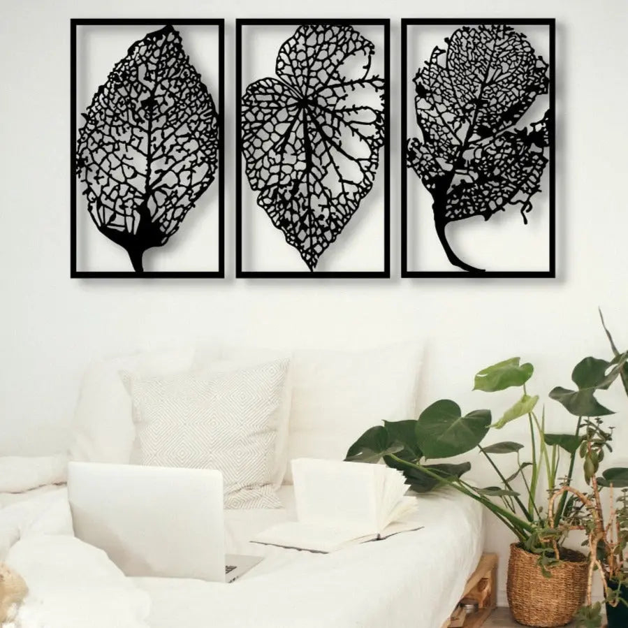 Leaf Metal Wall Art Decorfaure