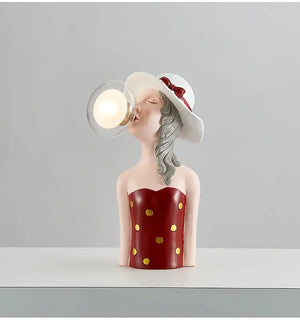 Bubble Girl Lamp Decorfaure