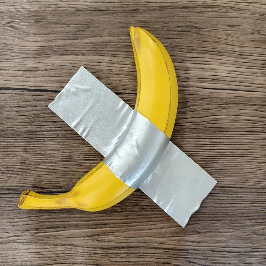 Tape Banana Wall Decor 