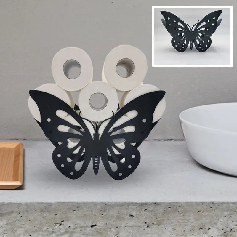 Butterfly Toilet Roll Holder Decorfaure