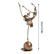 Load image into Gallery viewer, Metal Ballet Girl Sculpture 
