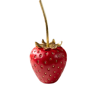 Strawberry Fruit Figurine 