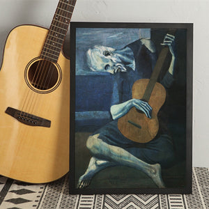 The Old Guitarist By Pablo Picasso Decorfaure