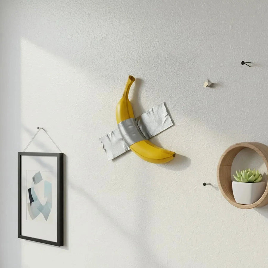 Tape Banana Wall Decor 