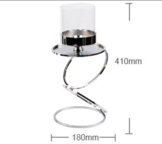 Elegant Metal Candle Holders 