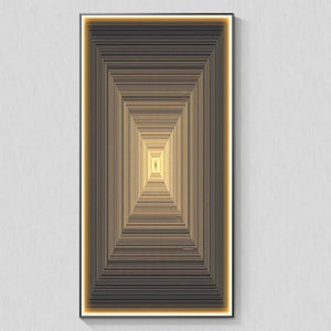 Trippy LED Framed Wall Art Decorfaure