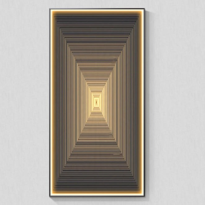 Trippy LED Framed Wall Art Decorfaure