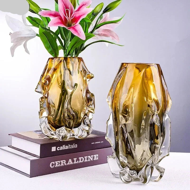 Gradient Glass Vase Decorfaure