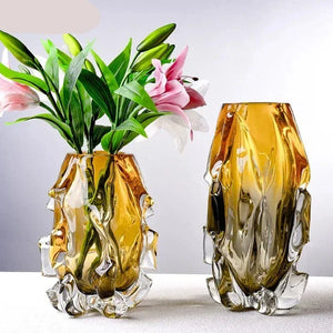 Gradient Glass Vase Decorfaure