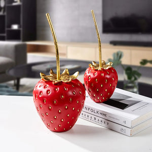 Strawberry Fruit Figurine 