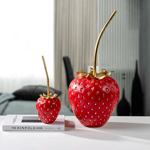 Strawberry Fruit Figurine 