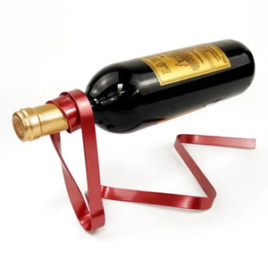 Floating Ribbon Wine Rack 