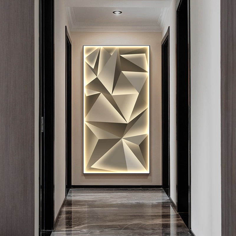 Modern  Abstract Led Wall Art Decorfaure