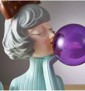 Bubble Girl Lamp Decorfaure