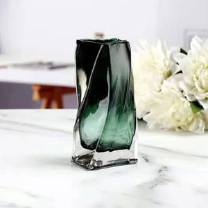 Twisted Glass Vase