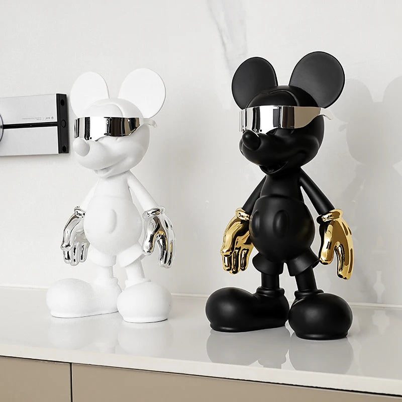 Cyberpunk Mickey Mouse Statue 