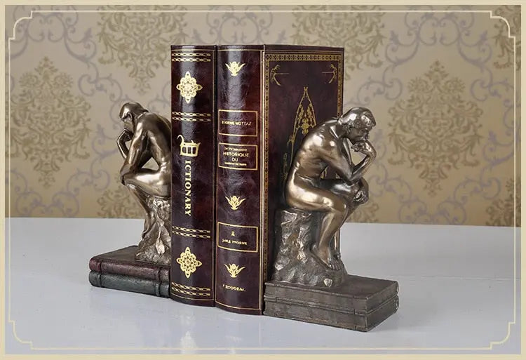 Thinking Man Bookend Decorfaure