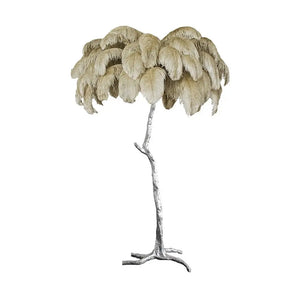 Kalimera Feather Floor/Table Lamp freeshipping - Decorfaure